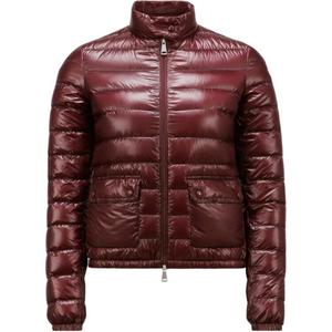 Пуховик женский бордовый Moncler