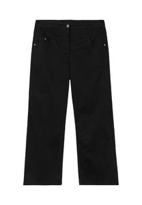 Широкие брюки с высокой талией и пышным кроем Anne Sheego, черный