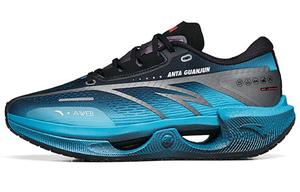 Кроссовки Crash Wave 1 для бега мужские с низким верхом, черные/хлоро/нано-серебристые Anta