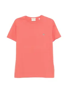 Футболка с короткими рукавами и логотипом Gant, красный
