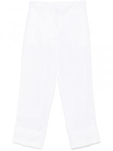 Blanca Vita льняные брюки прямого кроя, белый