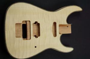 Электрогитара Ibanez Custom Wood Body Flamed Maple Top Matte Green Abalone Binding w/ Rear Covers