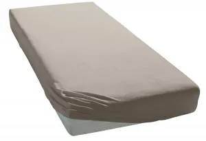 Элегантные приталенные простыни "Мако-Джерси", высокое качество с содержанием эластана Elegante 180-200х200-220 см, 1 шт., цвет natur