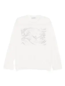 Футболка свободного кроя OUR LEGACY, белый