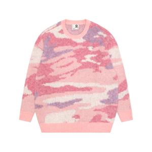 Aape Bathing APE свитер с вышитым камуфляжем