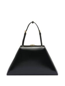 Сумка-тоут Prada с логотипом, черный