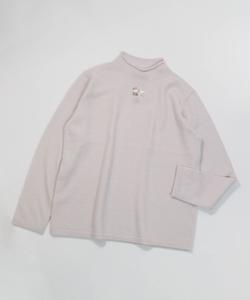 Трикотаж с воротником-стойкой из 100% кашемира