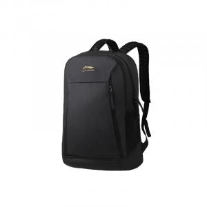 LINING YOUNG Polyester Backpack Unisex Black