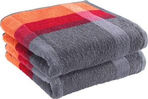 Полотенце для душа Erwin Müller 2er-Pack 117851, 70x1x140 см, оранжевый