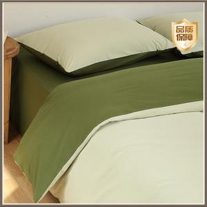 Mido House Комплект постельного белья из 3 предметов (пододеяльник 220х240 см, 2 наволочки), цвет Haimo Green with Bamboo Spring Green, 60 каунт, сатин