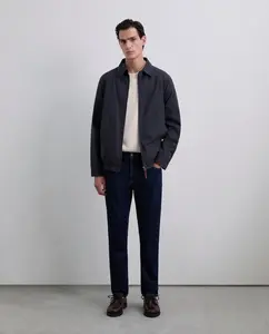 Мужские джинсы классического кроя с пуговицей и молнией Scalpers, темно-синий