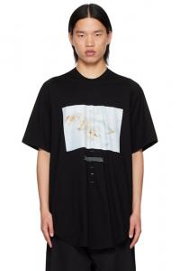 Черная футболка с надписью «Растерянность» Julius