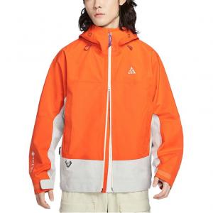 Nike Куртка мужская Оранжевые Красные Куртки с капюшоном Средней плотности Другие