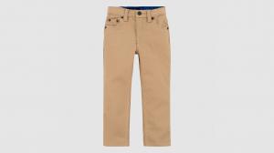 Джинсы 502 Strong Performance для мальчиков 2–4 лет Levi's, New British Khaki - Beige