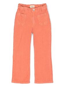 Bellerose вельветовые брюки прямого кроя, оранжевый