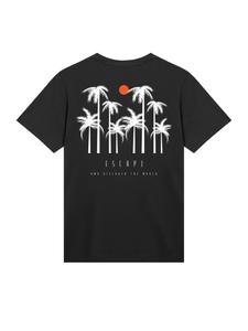 Футболка Escape Discover the World Palm Trees черного цвета F4NT4STIC
