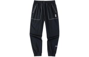 Анта спортивные трикотажные брюки мужские базовые черные-2