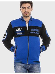 Спортивная куртка Cipo & Baxx, цвет saxeblue