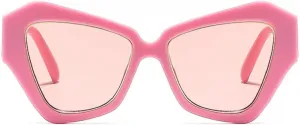 Солнцезащитные очки Melrose Cat Eye в винтажном стиле с градиентным переходом для активного отдыха на открытом воздухе, роскошные женские очки с модным дизайном, Pink