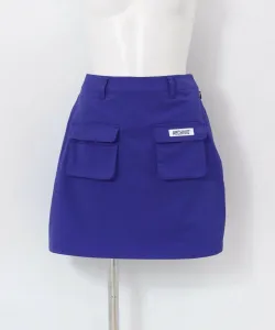 Плиссированная водоотталкивающая юбка с логотипом на спине Archivio, цвет Blue(065)