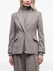 Однобортный пиджак Simkhai, серый