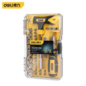 Набор из 35 предметов Deli, прецизионная отвертка с храповым механизмом, ремонт дома, электронная отвертка, ремонтная отвертка DL1129