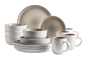 Набор посуды Braun Lunaria из 16 предметов на 4 персоны Mäser, коричневый