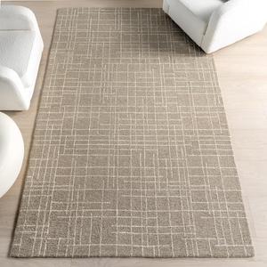 nuLOOM Tiera Checkered Шерстяной ковер 229 x 290 см для гостиной спальни столовой кухни, Tiera Sand