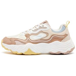 QIAODAN Кунлун противоскользящие износостойкие низкие массивные кроссовки женские умбра, цвет Umber