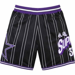 Спортивные шорты Supreme Star Basketball Shorts 'Black White', черный