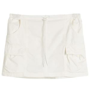 Мини-Юбка из твила Good American, белый