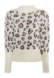 Толстовка faina Strickpullover, цвет Wollweiss Mehrfarbig