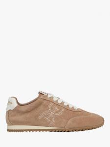 Isella Suede Lace Up Trainers Sam Edelman, Dark Brown