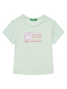 Футболка обычного кроя 3I1XG10HU United Colors Of Benetton, зеленый