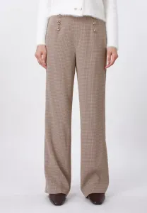 Брюки в клетку Anna Field, Black/Camel