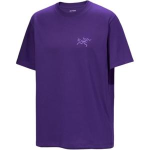 Футболка с логотипом Kragg SL Arcteryx, rock gap фиолетовый/azalea