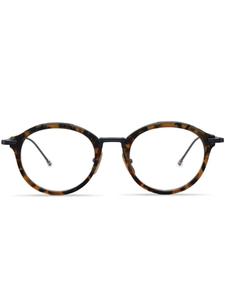 Thom Browne Eyewear очки в оправе черепаховой расцветки, коричневый