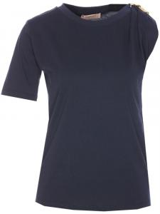 TWINSET футболка асимметричного кроя, синий