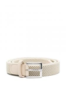 Kiton плетеный ремень, нейтральный цвет
