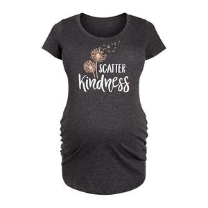 Футболка с рисунком Maternity Scatter Kindness, цвет Heather Charcoal