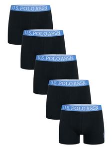 U.S. Polo Assn. Боксерские шорты P-008 черно-синего цвета