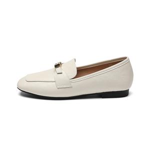 ZHR Лоферы женские бежевые, черные