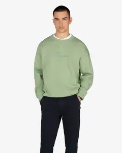 Мужская толстовка с передним рисунком из хлопка Harper & Neyer, светло-зеленый