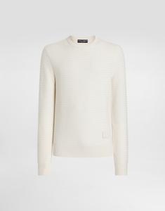 Шерстяной пуловер Dolce & Gabbana, белый