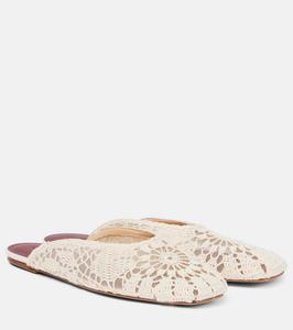 Вязаные мюли Magda Butrym, кремовый