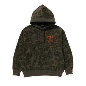 Худи BAPE Asia Camo Pullover Hoodie, Olive Drab