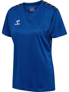 Hummel Футболка “Hmlauthentic Pl Jersey S/S Woman” синего цвета