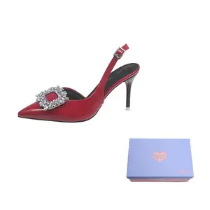Xingdiman Женские туфли на тонком каблуке красные, цвет Red