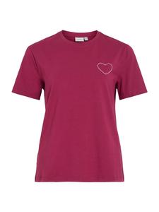 VILA Футболка 'VINORA' в цвете Wine Red