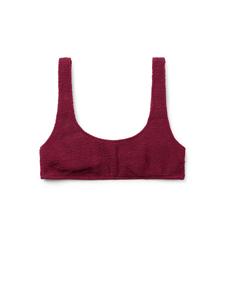 Топ бикини-бралетт CALZEDONIA CRINKLE WAVES, бордовый